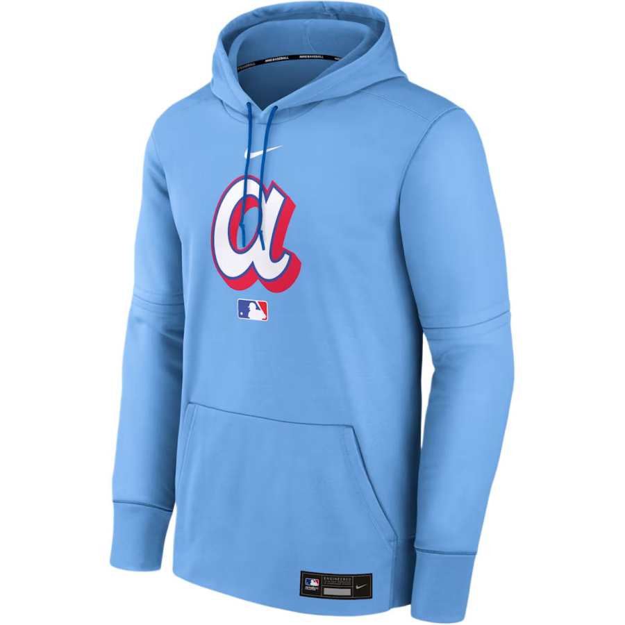 Nike Nike Atlanta Braves Authentic Collection City Connect Men's Nike Therma Mlb Pullover Hoodie