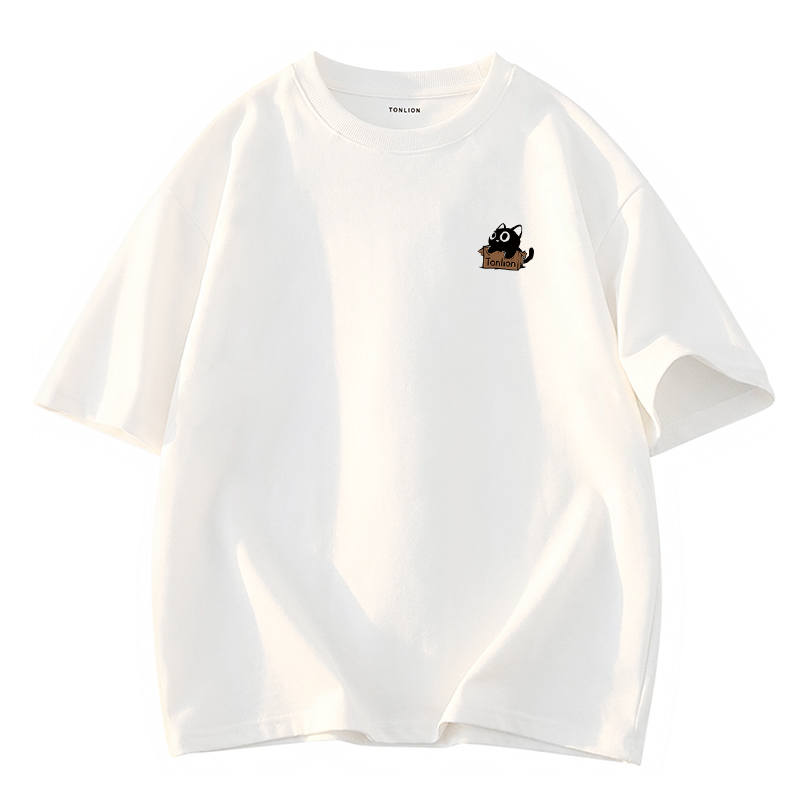 Tonlion T Shirts Unisex Crew Neck Thin