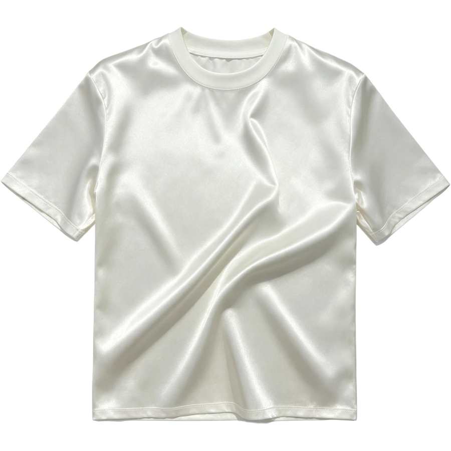 Lnga Landgre T Shirts Men's Crew Neck Thin Straight Fit