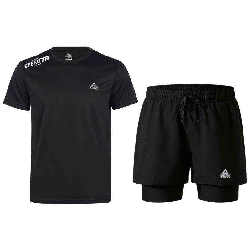 PEAK Casual Sportswear Unisex Two Piece Set Black/White