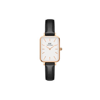 DW/DanielWellington Daniel Wellington DW Watch Square Watch Quartz Movement Leather Strap 20*26mm White Dial Women's Watch