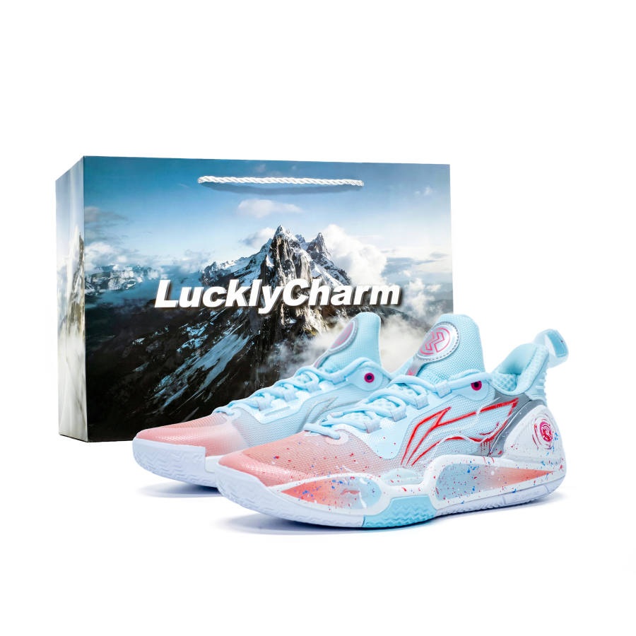 Li-Ning Li Ning Speed 9 Deep Blue Fire, Shopping Bag Mesh Cushioning Slip Resistant Abrasion Resistant Coverage Lightweight