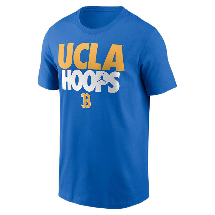 Jordan Jordan UCLA T Shirts Men's Light Blue Crew Neck Moderate