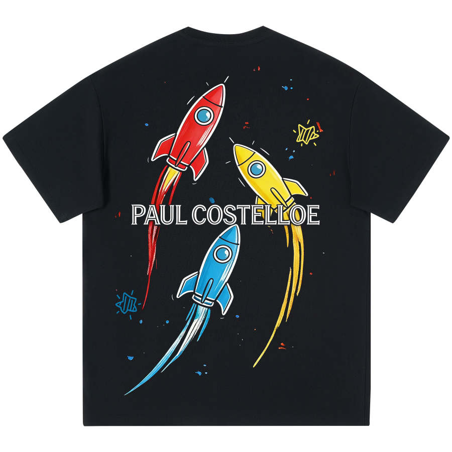 PAUL COSTELLOE T Shirts Unisex Crew Neck Thin Straight Fit