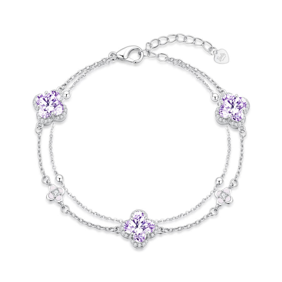 Barbie Synthetic Cubic Zirconia Alloy Swarovski Crystal Artificial Crystal Bracelets Women's