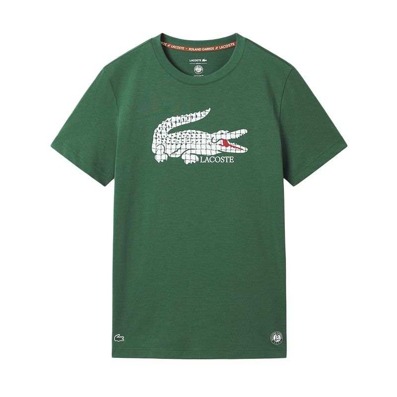 LACOSTE Tennis Tops Men's Crew Neck Moderate