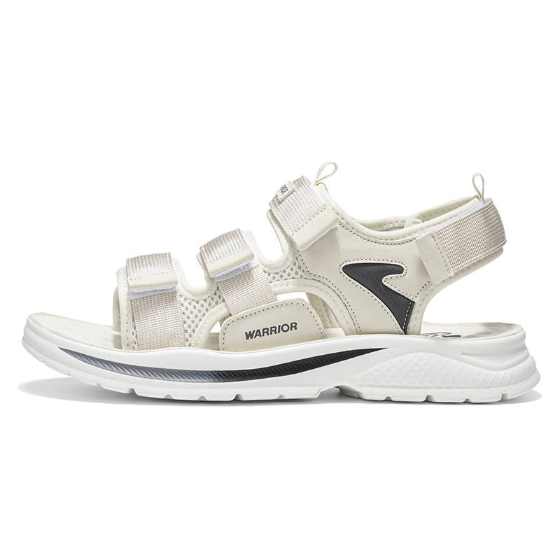 WARRIOR WARRIOR Beach Sandals Men's Beige/Black White/Black