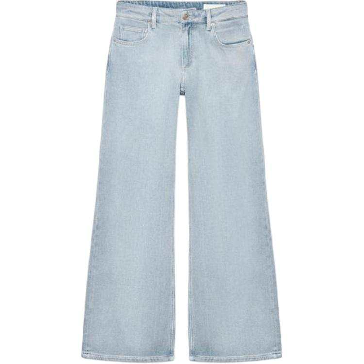 ZARA ZW Jeans Women's Medium Blue Moderate Wide Leg Pants