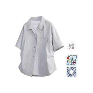 MIIOW Shirts Men's Lapel Moderate Workwear
