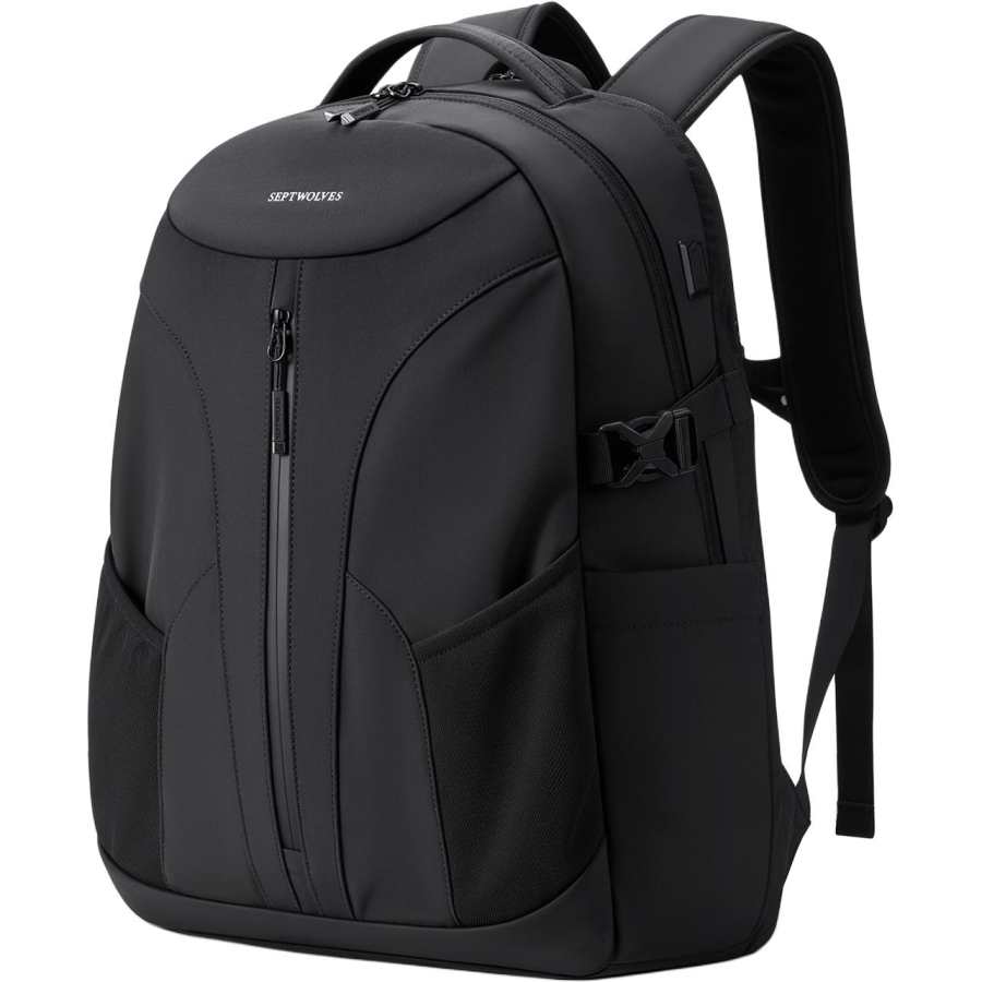 SEPTWOLVES SEPTWOLVES Fabric Backpack Regular Men's Multicolor