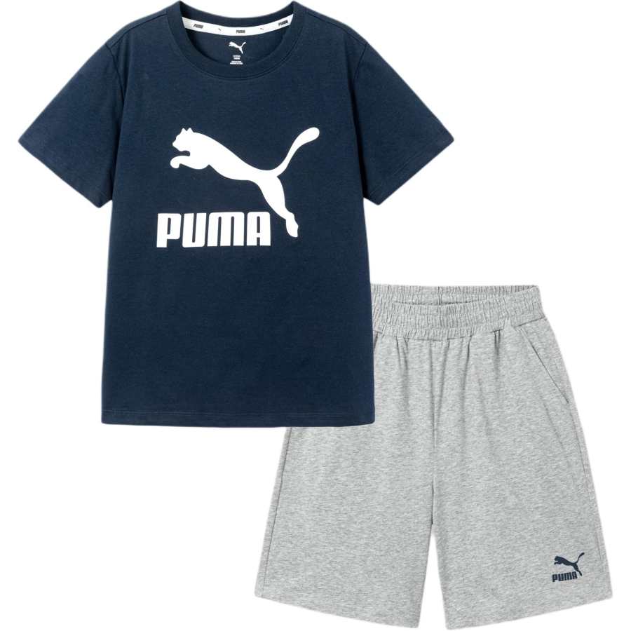 PUMA Casual Sportswear Blue Gray Tone Unisex