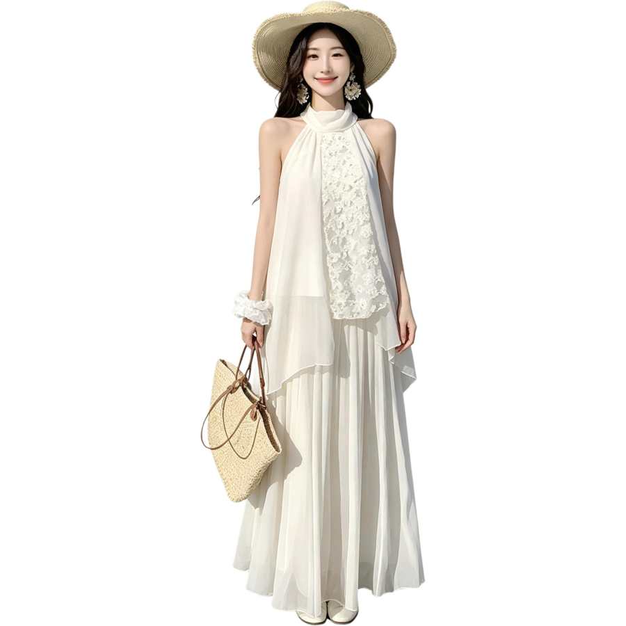 JBBCN Two Piece Skirt Sets Women's Crew Neck Thin Long
