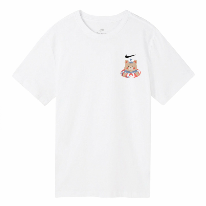 Nike Nike Sportswear T Shirts Unisex White Crew Neck Moderate