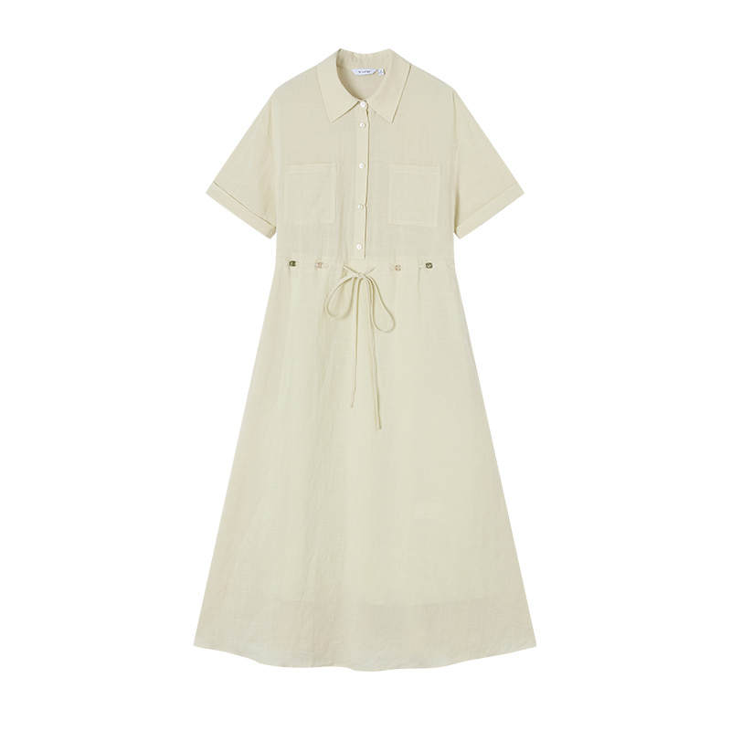 XIANGYING Short Sleeved Dress Women's