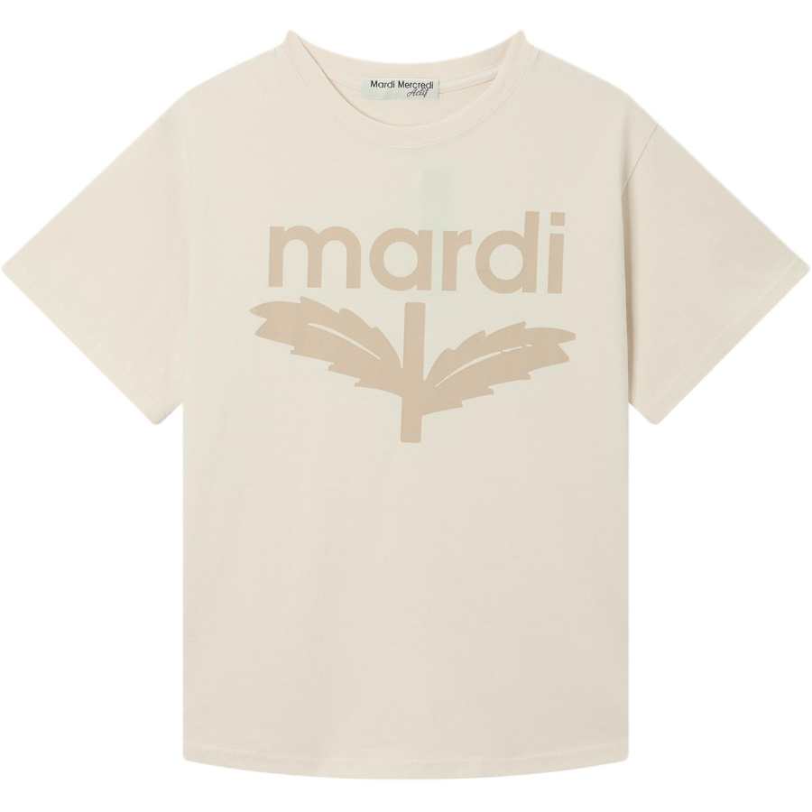MARDI MERCREDI Regular Sleeve T Shirt Women's Korean Style