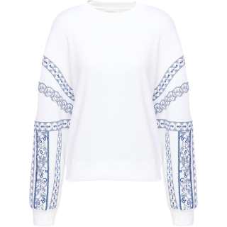 See By Chloe Sweatshirts Women's White Crew Neck Moderate Regular