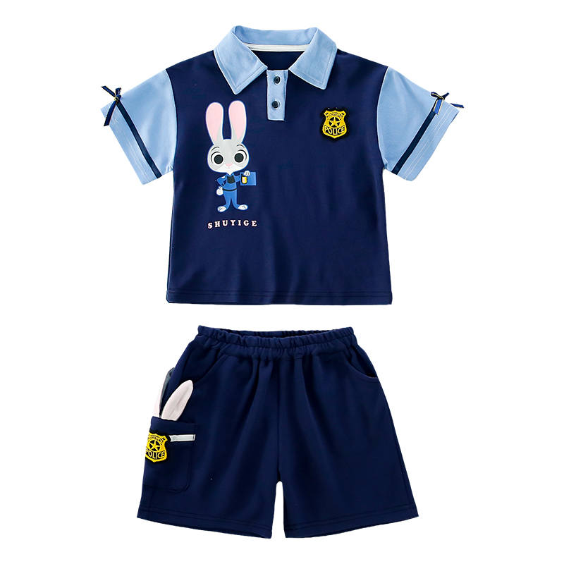 Disney Kids Casual Sportswear Lapel Thin