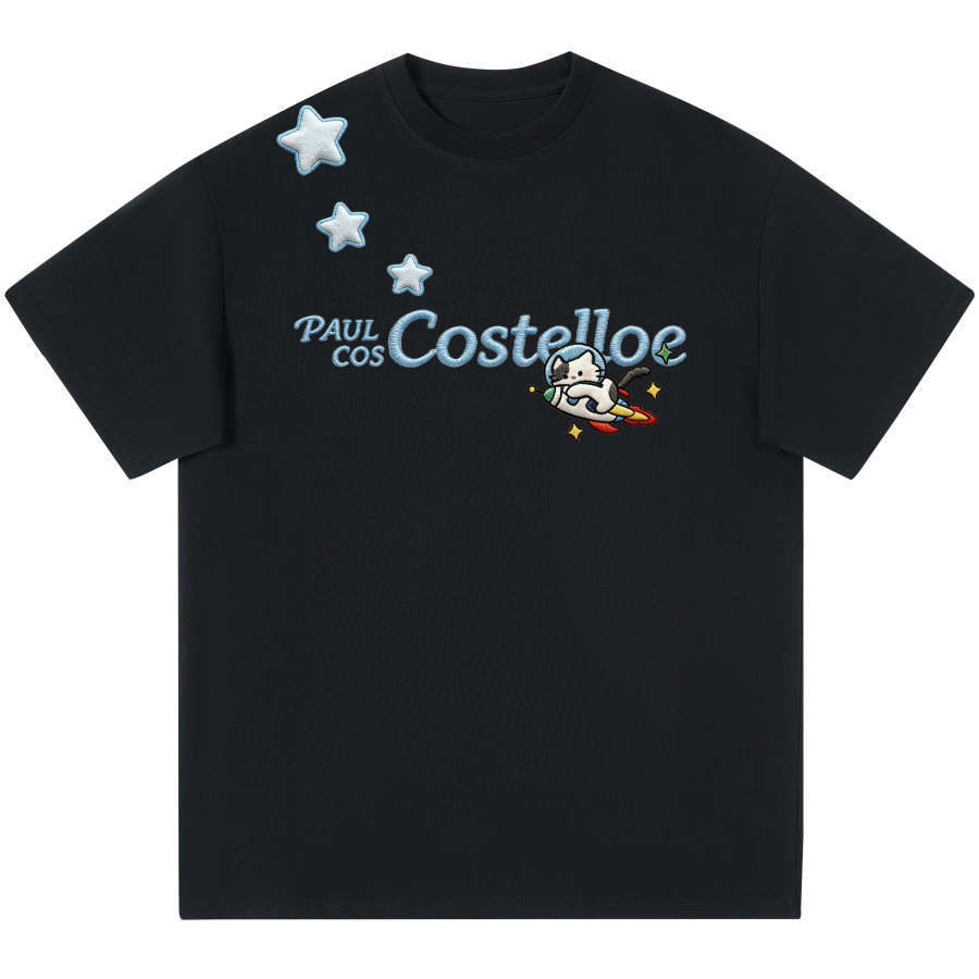 PAUL COSTELLOE T Shirts Unisex Crew Neck Thin Straight Fit