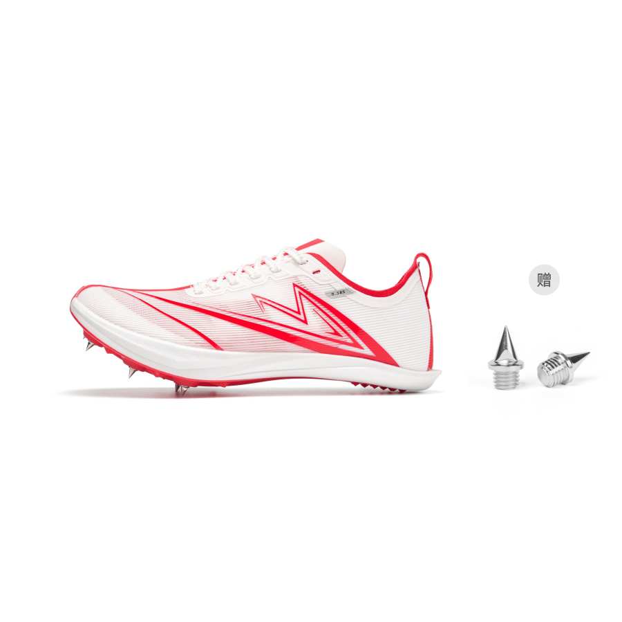 YINSUMAO Running Shoes Unisex White Red