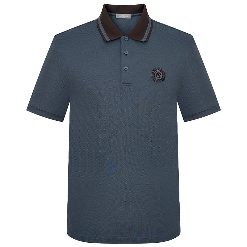 SAINT ANGELO Polo Shirts Men's Polo Collar Moderate Straight Fit