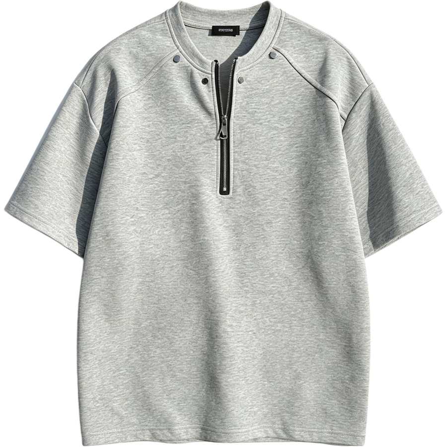 Lnga Landgre Polo Shirts Men's Stand Collar Moderate Straight Fit