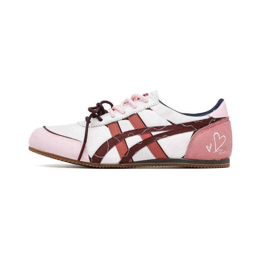 Onitsuka Tiger Track Trainer Berry Heart Low top Casual Shoes Unisex Pink Romantic