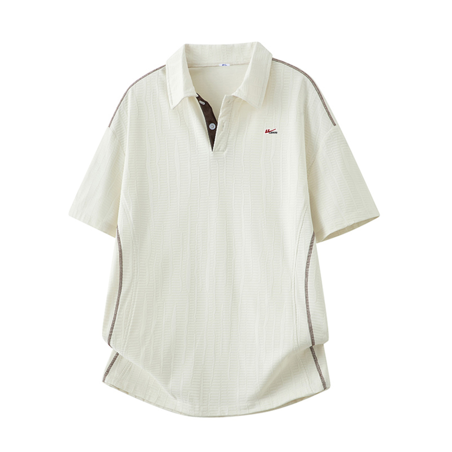 WARRIOR WARRIOR Polo Shirts Unisex Lapel Moderate Straight Fit