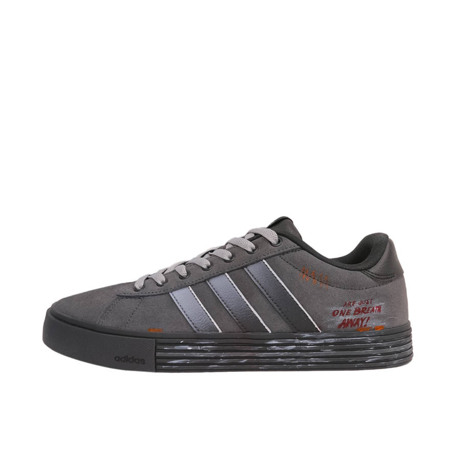 Adidas Adidas Daily 4.0 Skateboard Shoes Unisex Low Top Black Gray Red Orange