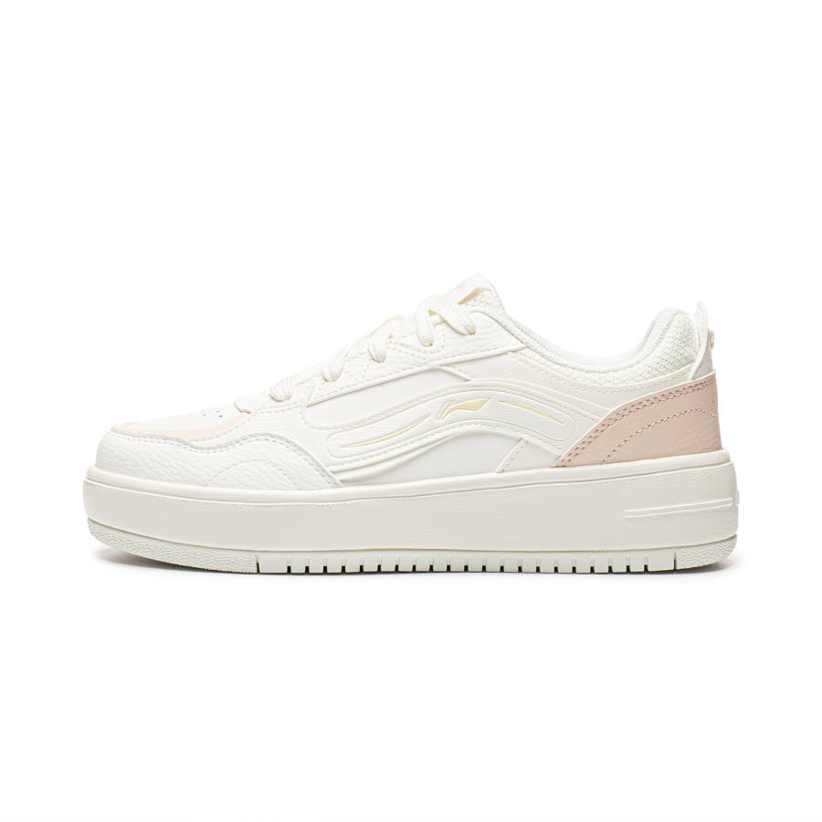 Li-Ning Li Ning Cheese Slip Resistant, Abrasion Resistant, Breathable, Lightweight, Height Increasing Low top Skateboard Shoes