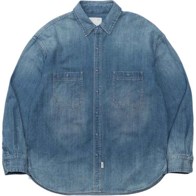 MADNESS MADNESS Shirts Men's Indigo Lapel Moderate