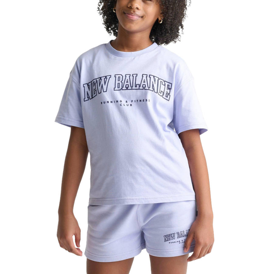 New Balance New Balance Kids T Shirts Crew Neck Moderate