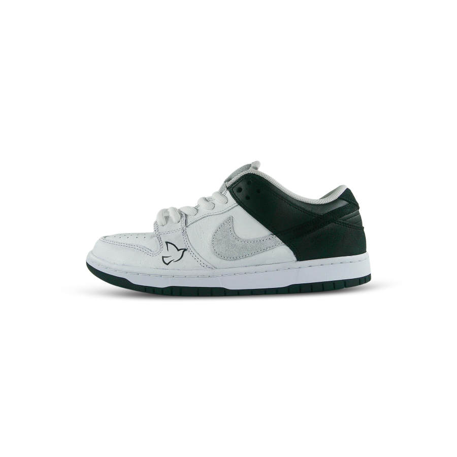 Nike Nike Dunk SB Black Dove Leather Cushioning Low top Skateboard Shoes Unisex