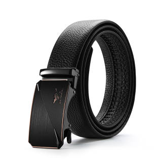 SEPTWOLVES Cow Leather Zinc Alloy Leather Belts Men's 3.55CM