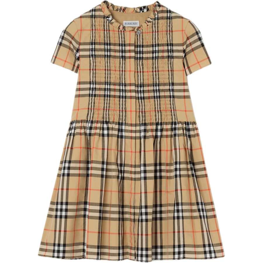 Burberry Kids Dresses Crew Neck Moderate
