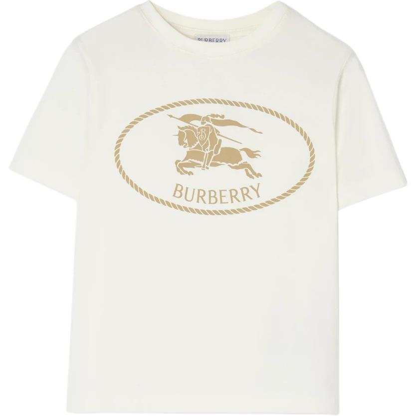 Burberry Kids T Shirts Crew Neck Moderate