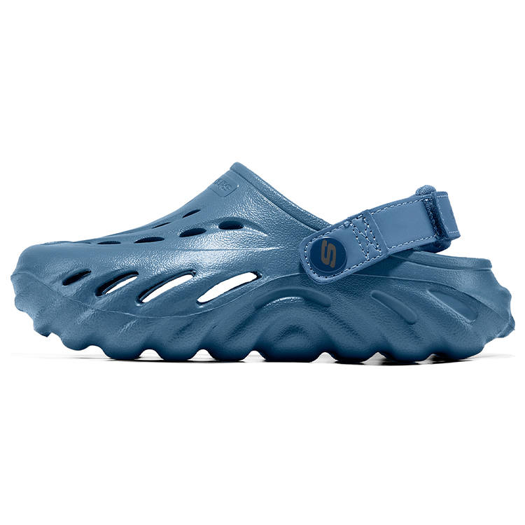 Skechers Kids Foamies Slip Resistant Anti Kick Abrasion Resistant Breathable Low top Sandal Blue Kids'