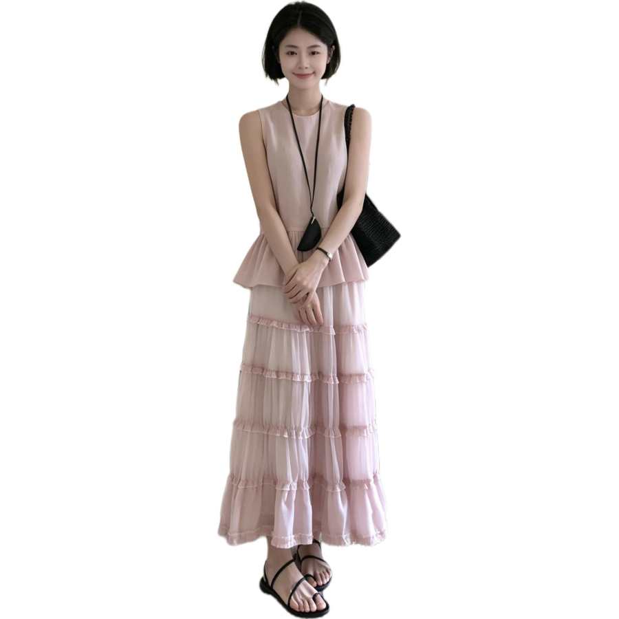 JBBCN Two Piece Skirt Sets Women's Crew Neck Thin Long
