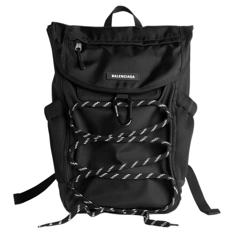 Balenciaga Balenciaga Hike Adjustable Strap Polyamide With Polyurethane Backpack Men's Black