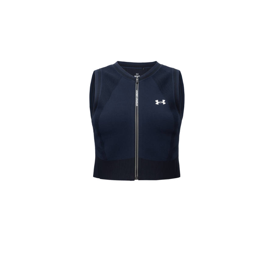 Under Armour Tank Tops Women's Deep Sea Blue Crew Neck Moderate Other