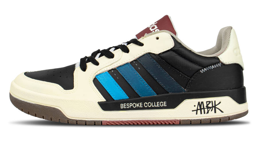 Adidas Adidas ENTRAP Textile, Synthetic Leather Abrasion Resistant Breathable Low top Skateboard Shoes Unisex Black
