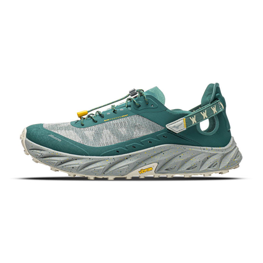 Mizuno Slip Resistant Breathable Abrasion Resistant River Trekking Shoes Unisex Shadow Wind Green