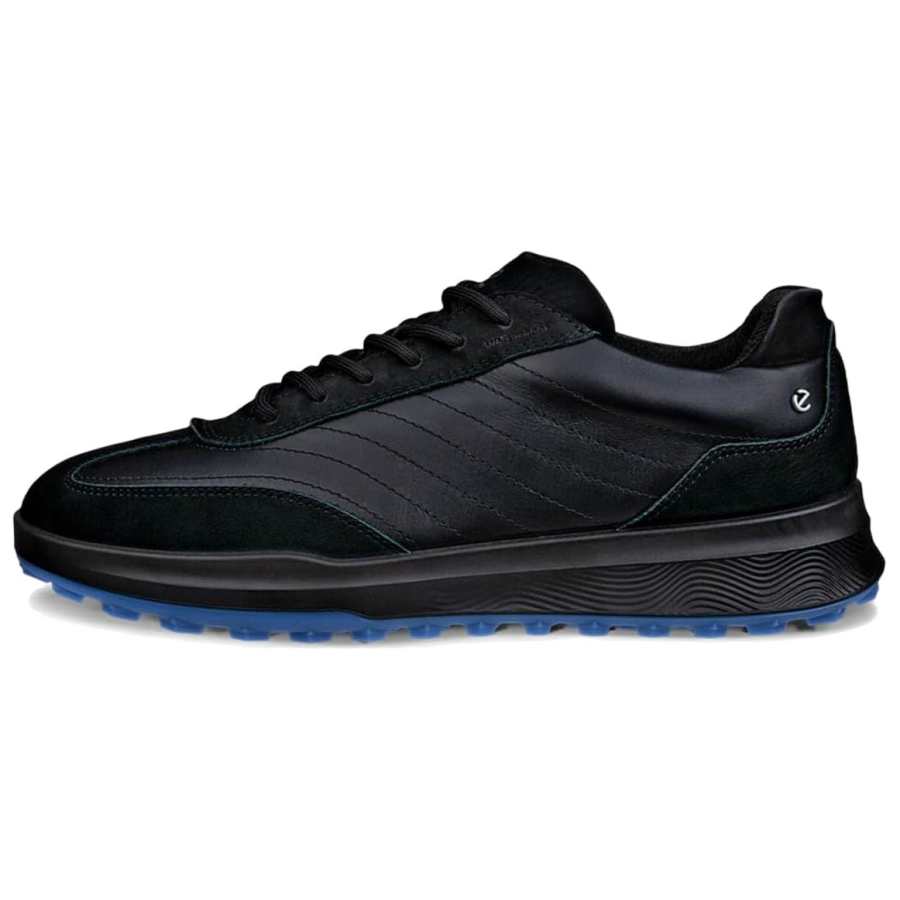 Ecco Street Vibe Leather Waterproof Low top Golf Shoes Women's Black
