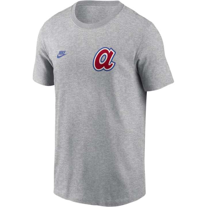 Nike Nike Atlanta Braves Cooperstown 2-Hit Large Logo Men's Nike Mlb T-Shirt