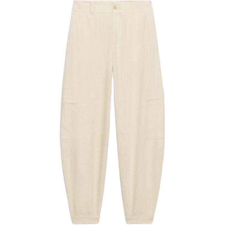 ZARA Casual Pants Men's Light Beige Moderate Cuffed Pants