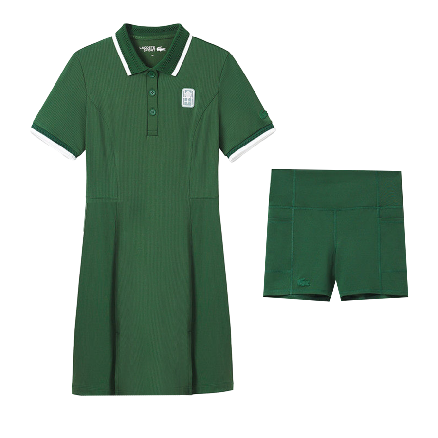 LACOSTE Tennis Skirts Women's 132/Crocodile Green Moderate