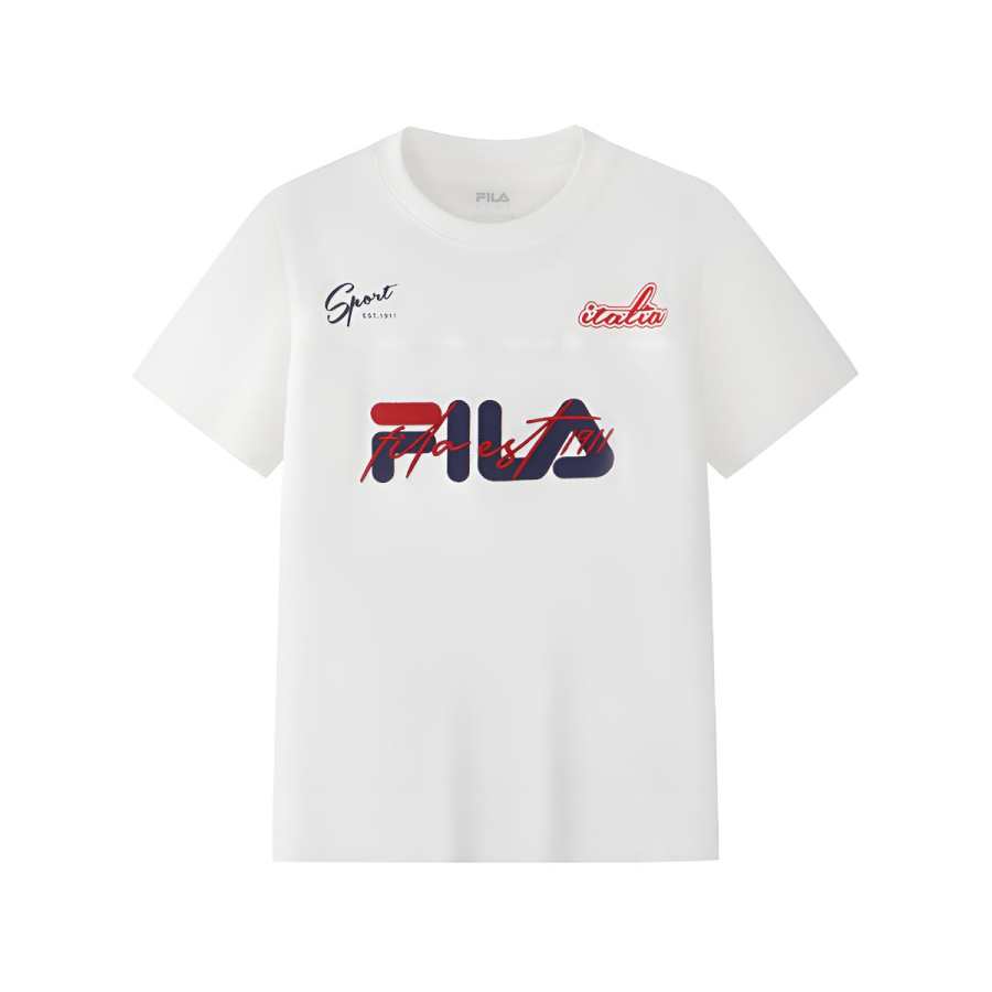 FILA KIDS T Shirts Crew Neck Moderate