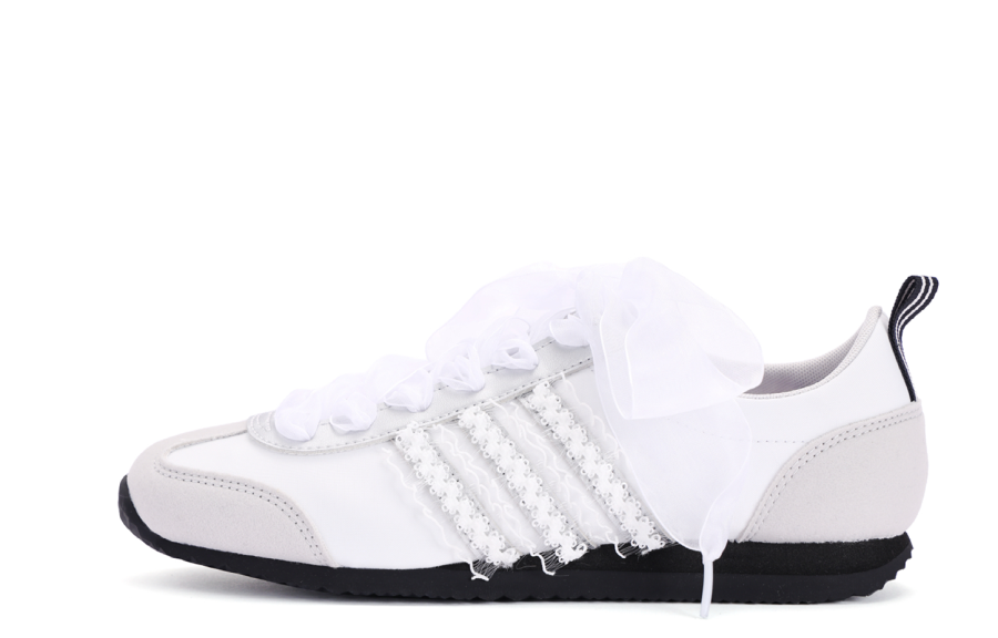 Adidas Adidas VS JOG 2.0 Coverage Slip Resistant Abrasion Resistant Low top German Army Trainers Unisex White