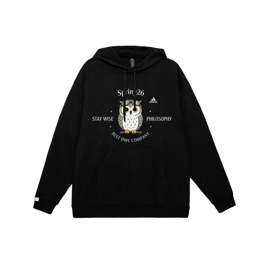 Adidas Adidas SWEAT Sweatshirts Unisex Black Hooded Thickened Regular