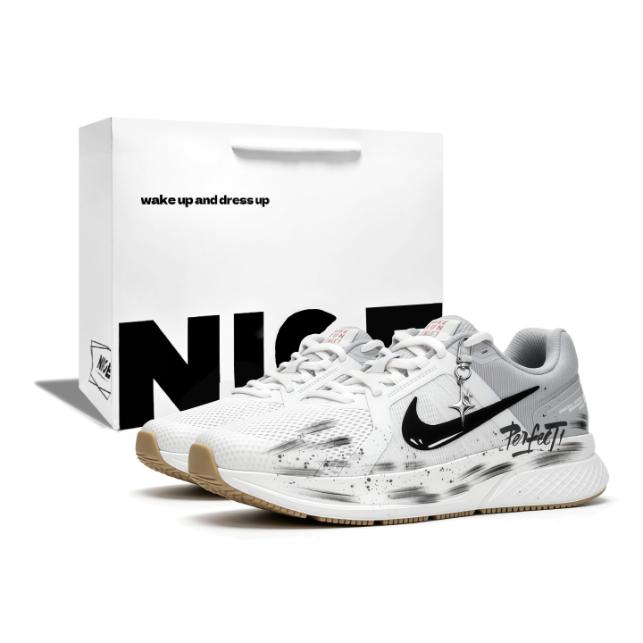 Nike Nike Run Swift 2 Textile, Synthetic Leather Breathable Support Lightweight Low top Casual Running Shoes Men's