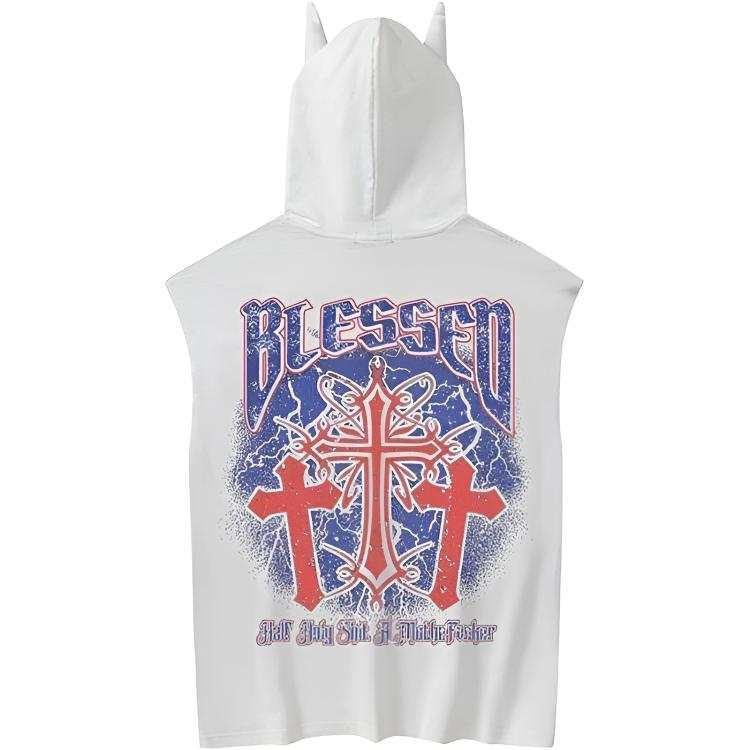 Lnga Landgre Tank Tops Men's Hooded Moderate Hooded